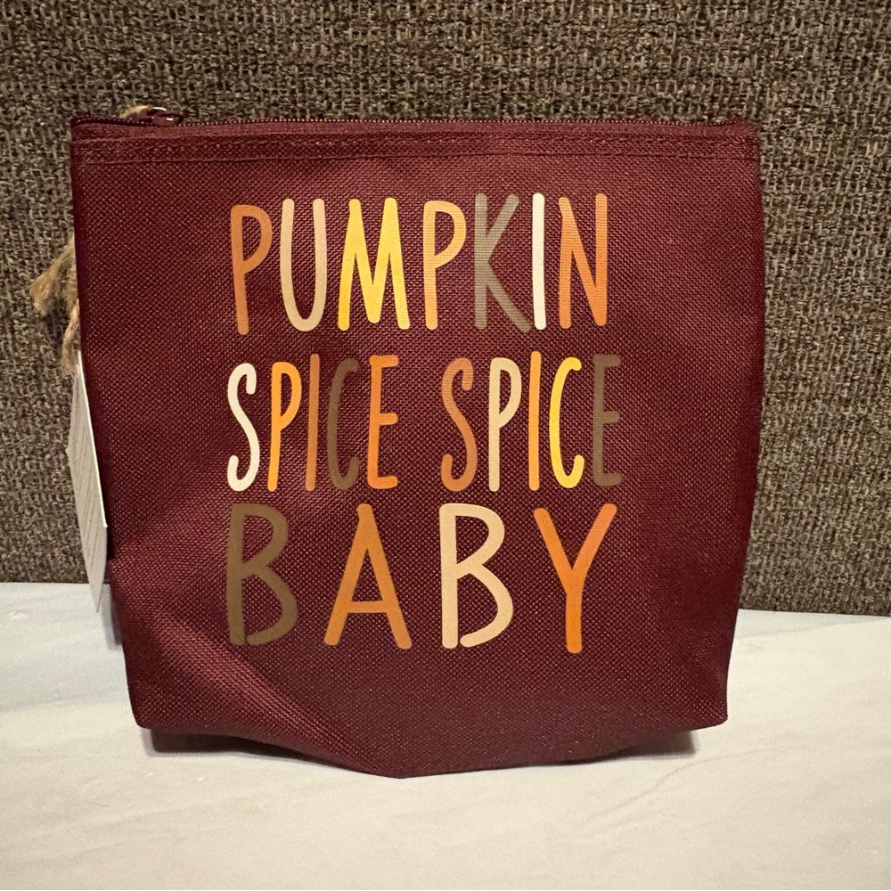 Thirty-One 31 Snack and Go Pouch “Pumpkin Spice Spice Baby” NWT Travel Fall